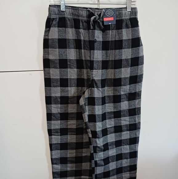 Men's Size Small 100% Cotton Flannel Pajama Lounge Pants - Picture 1 of 7